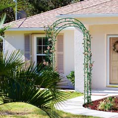 Arco de jardim em metal 'Rose'